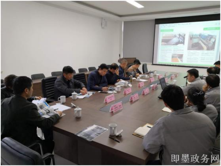 青岛市渔技站、郑州市渔技站一行到即墨参观调研水产养殖处理相关系统